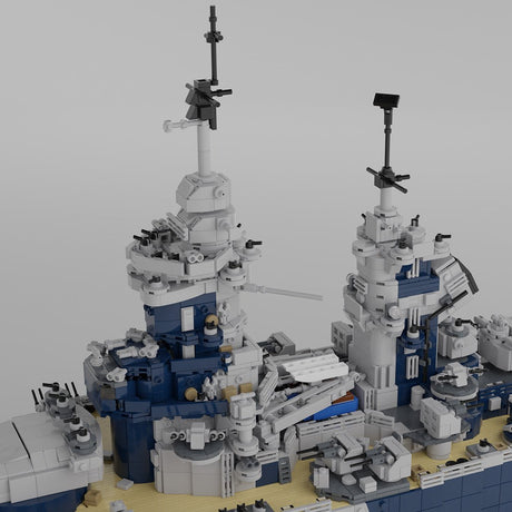 MOC - 163300 1/200 French Battleship Richelieu Klemmbausteine - LesDiy - Klemmbausteine