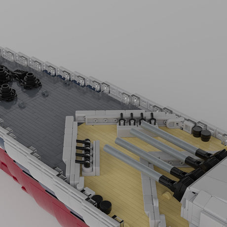 MOC - 163300 1/200 French Battleship Richelieu Klemmbausteine - LesDiy - Klemmbausteine