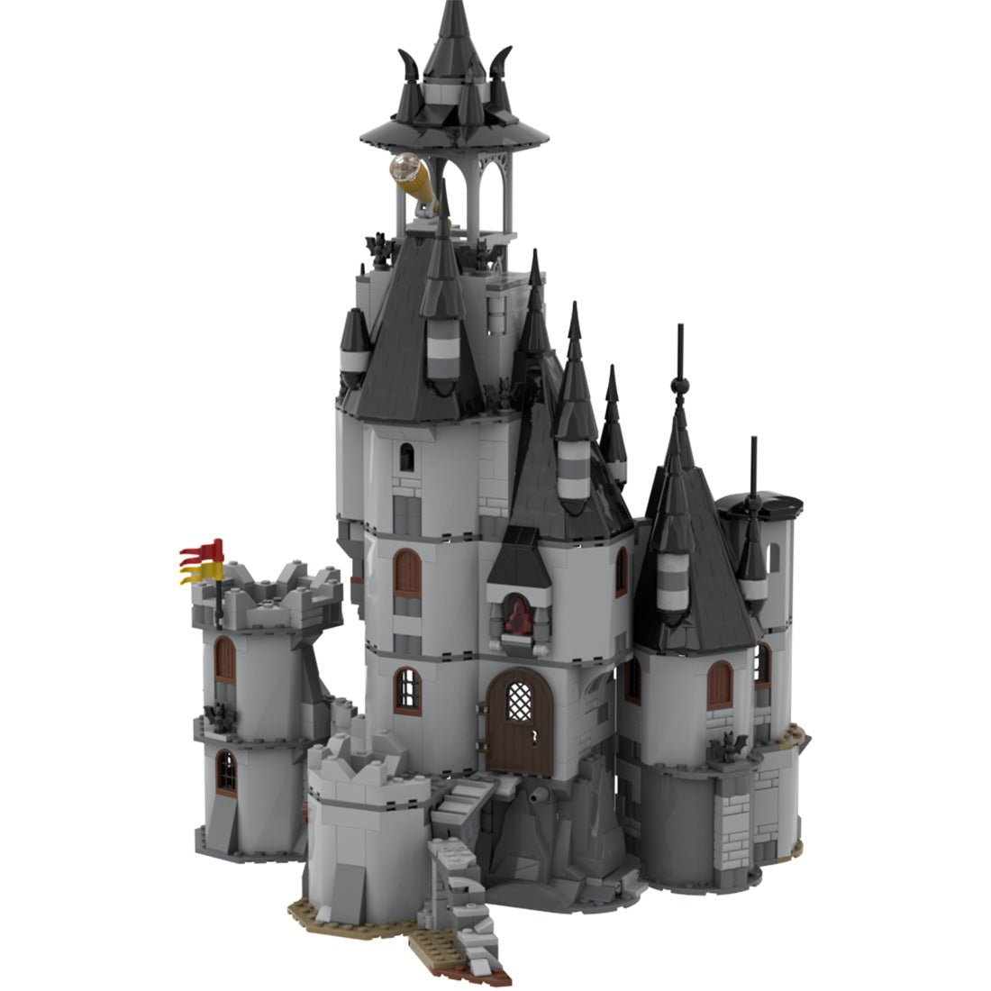 MOC - 163423 Fright Knights Nightlord's Manor Klemmbausteine - LesDiy - Klemmbausteine