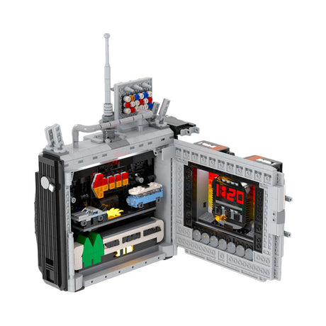 MOC - 163490 Doc Browns DeLorean - Fernbedienung Klemmbausteine - LesDiy - Klemmbausteine
