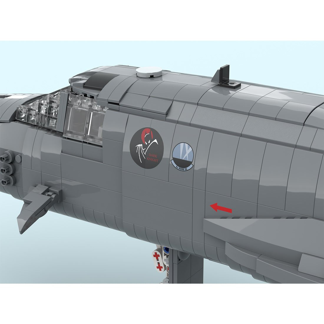 MOC - 163732 B - 1 Lancer Bomber Klemmbausteine - LesDiy - Klemmbausteine