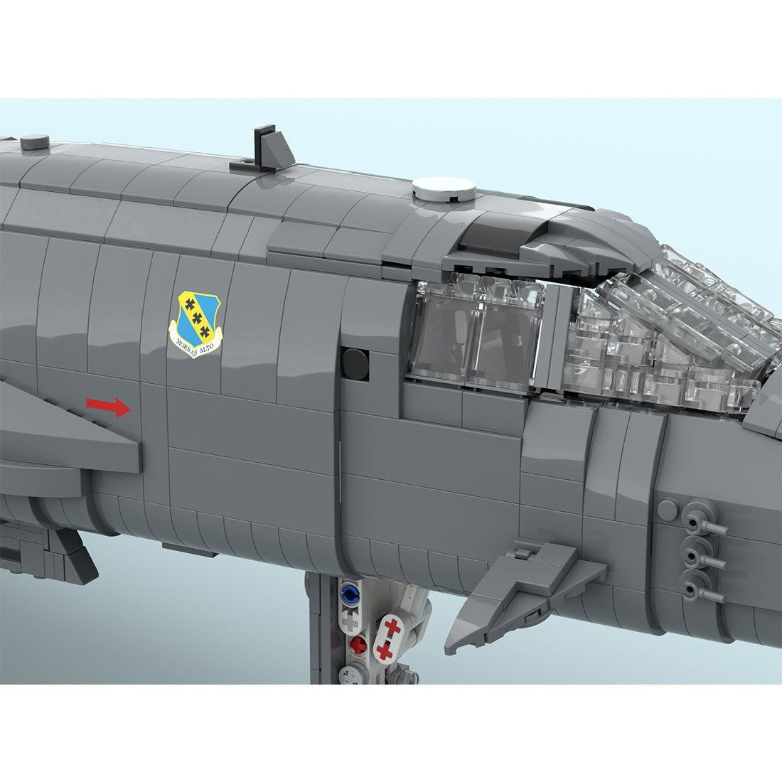 MOC - 163732 B - 1 Lancer Bomber Klemmbausteine - LesDiy - Klemmbausteine