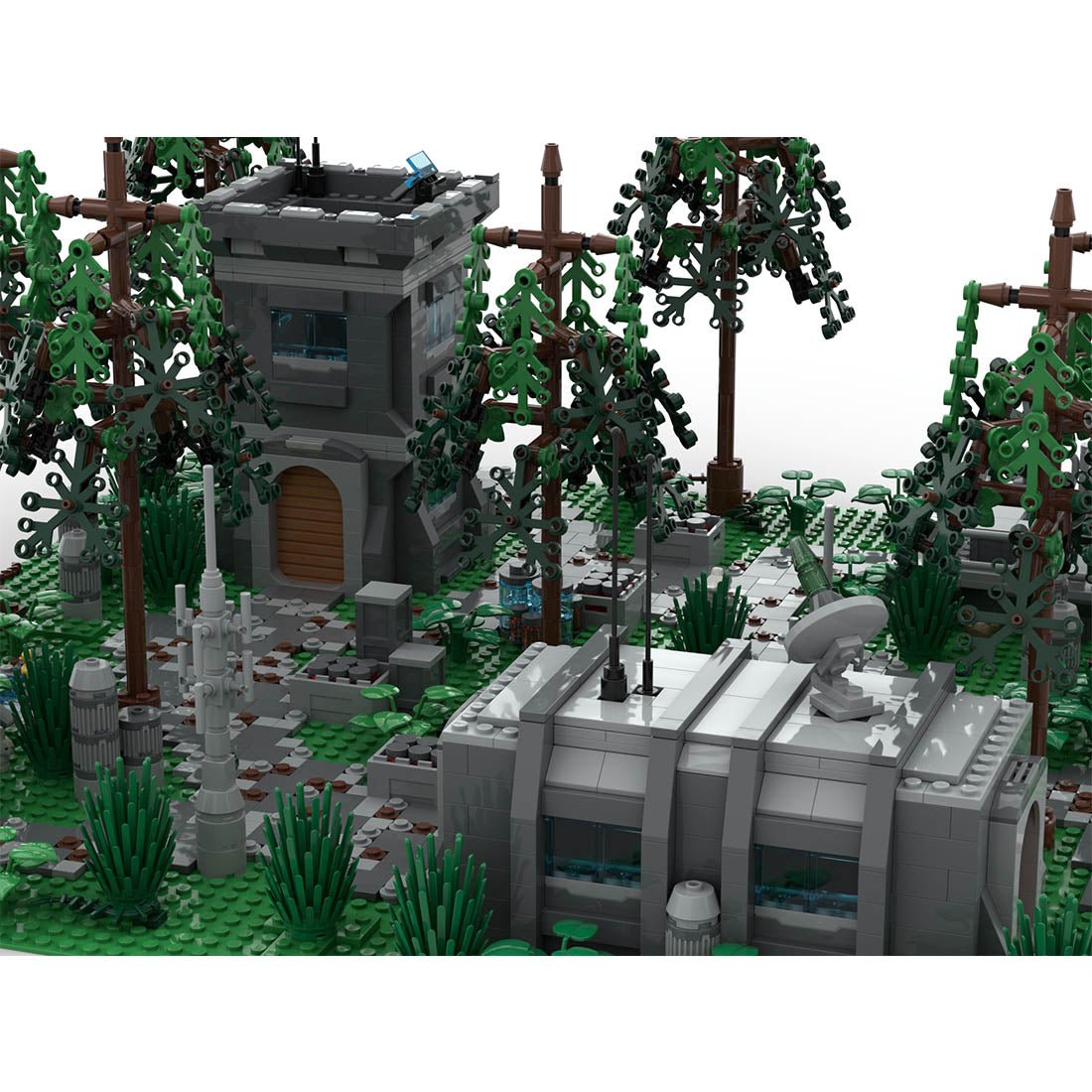 MOC - 163765 Endor forest base Klemmbausteine - LesDiy - Klemmbausteine
