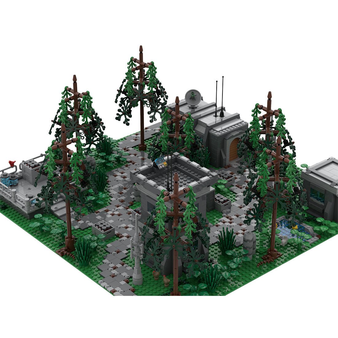 MOC - 163765 Endor forest base Klemmbausteine - LesDiy - Klemmbausteine