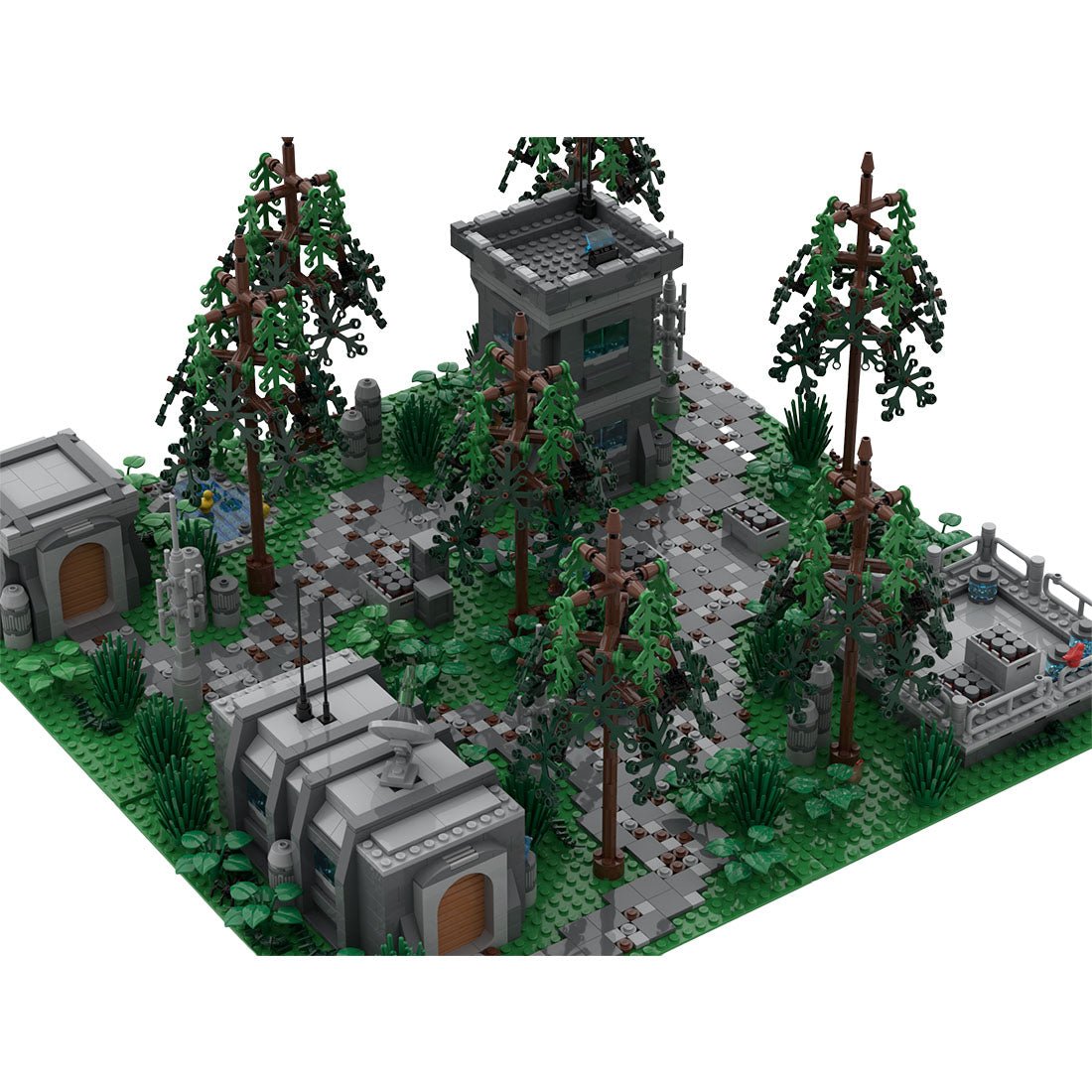 MOC - 163765 Endor forest base Klemmbausteine - LesDiy - Klemmbausteine