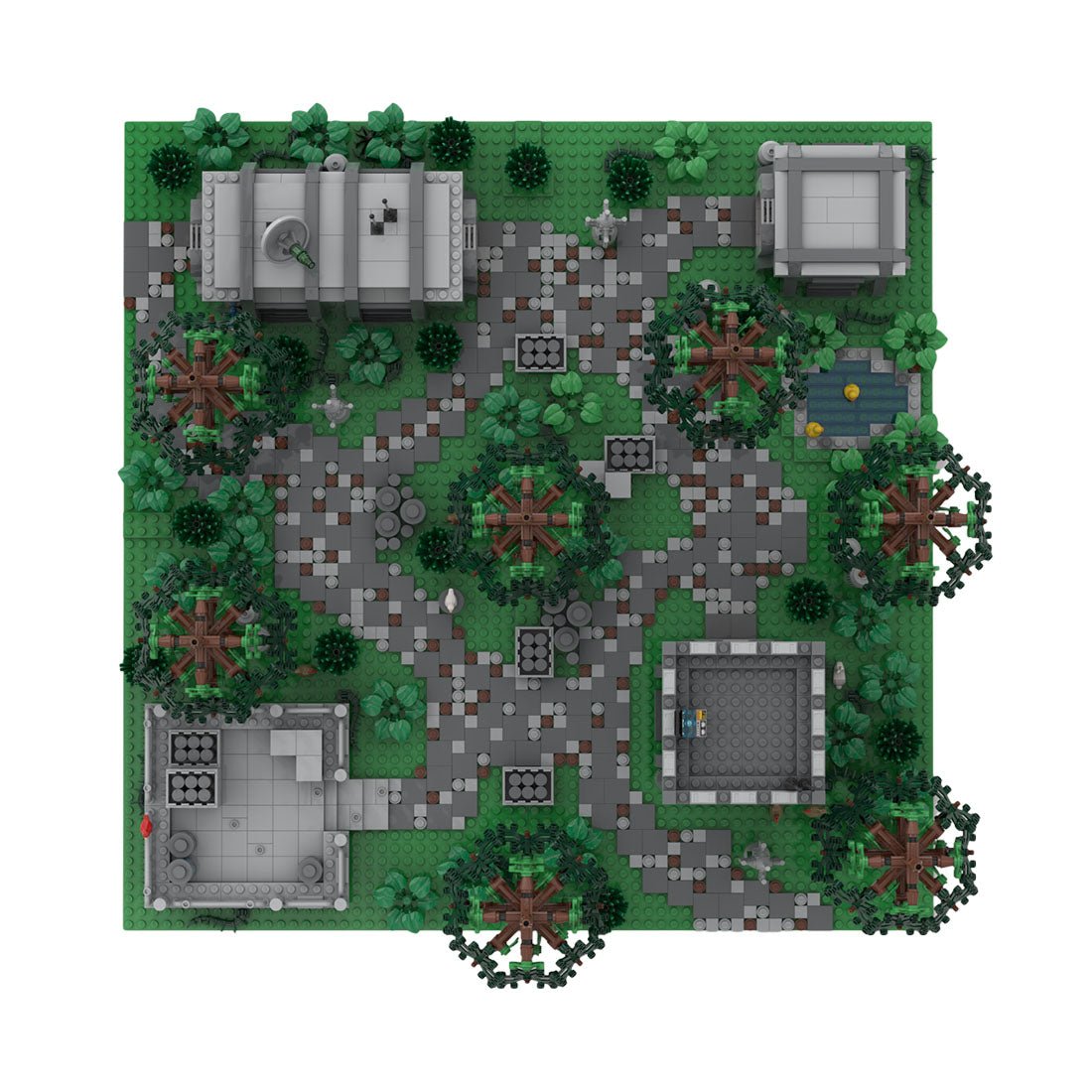 MOC - 163765 Endor forest base Klemmbausteine - LesDiy - Klemmbausteine