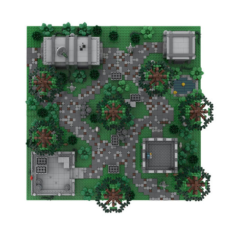 MOC - 163765 Endor forest base Klemmbausteine - LesDiy - Klemmbausteine