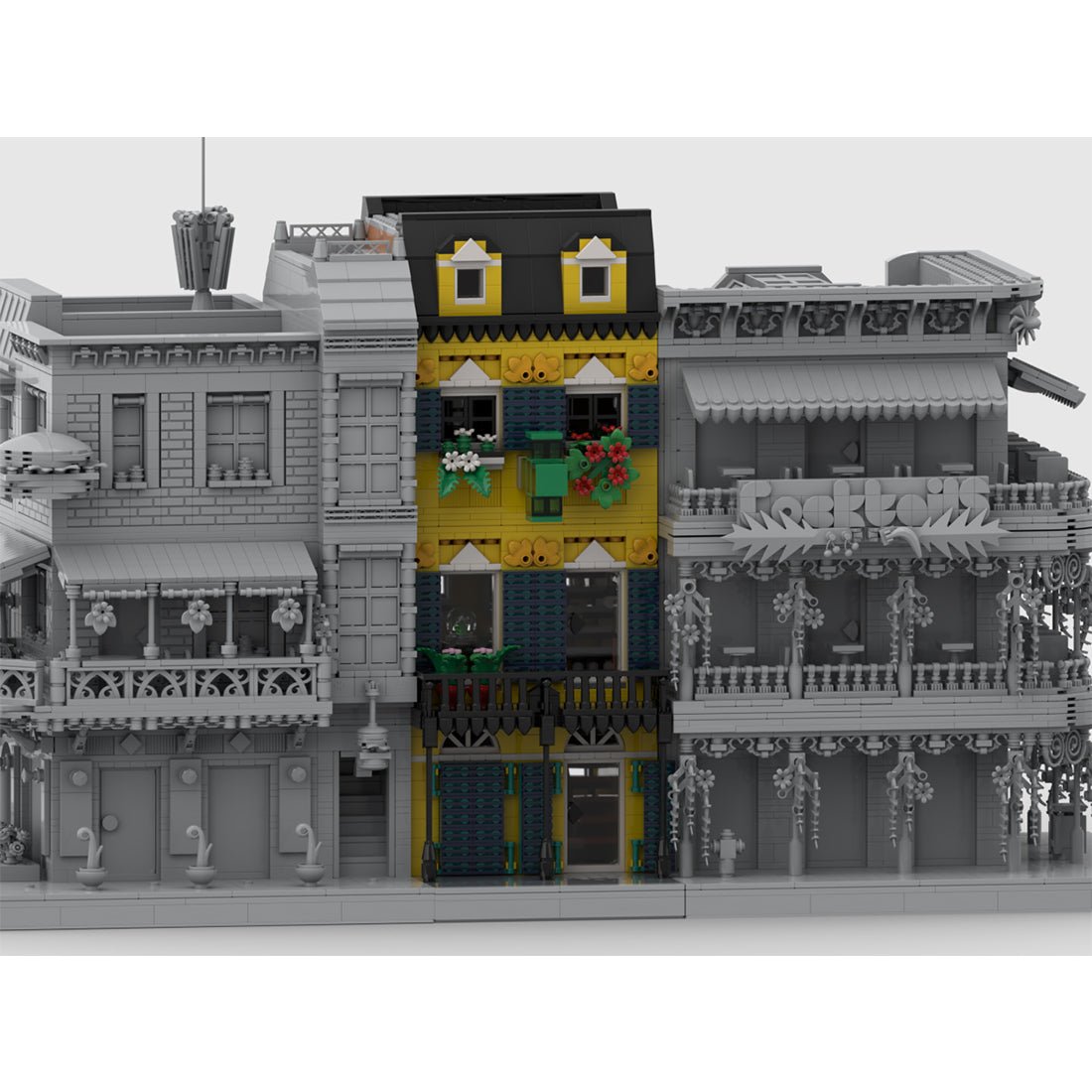 MOC - 163930 New Orleans Pharmacy Klemmbausteine - LesDiy - Klemmbausteine