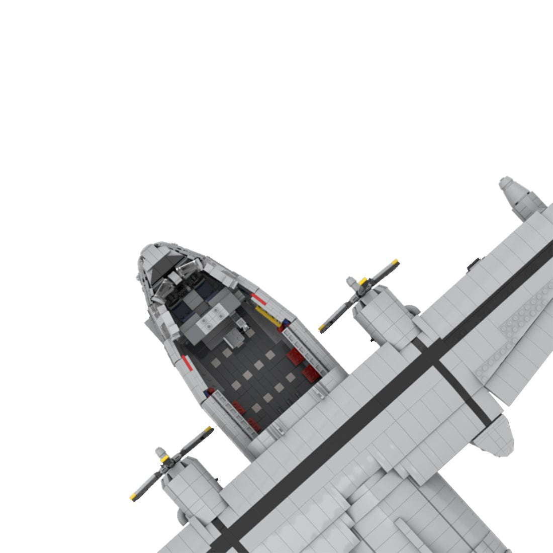 MOC - 164364 Fairchild C - 123K Scale - 1:35 Klemmbausteine - LesDiy - Klemmbausteine