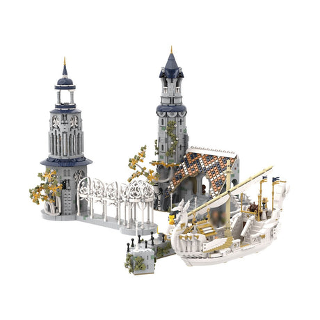 MOC - 164397 Grey Havens Klemmbausteine - LesDiy - Klemmbausteine