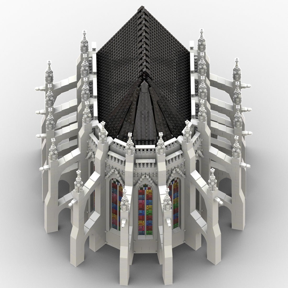 MOC - 165277 Gothic Cathedral Module 1 - Choir Klemmbausteine - LesDiy - Klemmbausteine