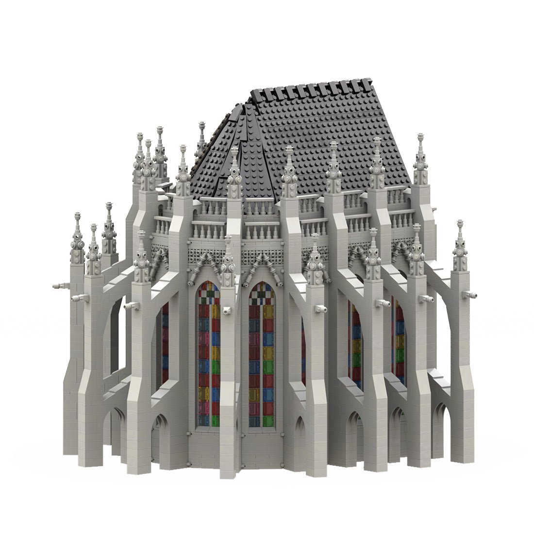 MOC - 165277 Gothic Cathedral Module 1 - Choir Klemmbausteine - LesDiy - Klemmbausteine