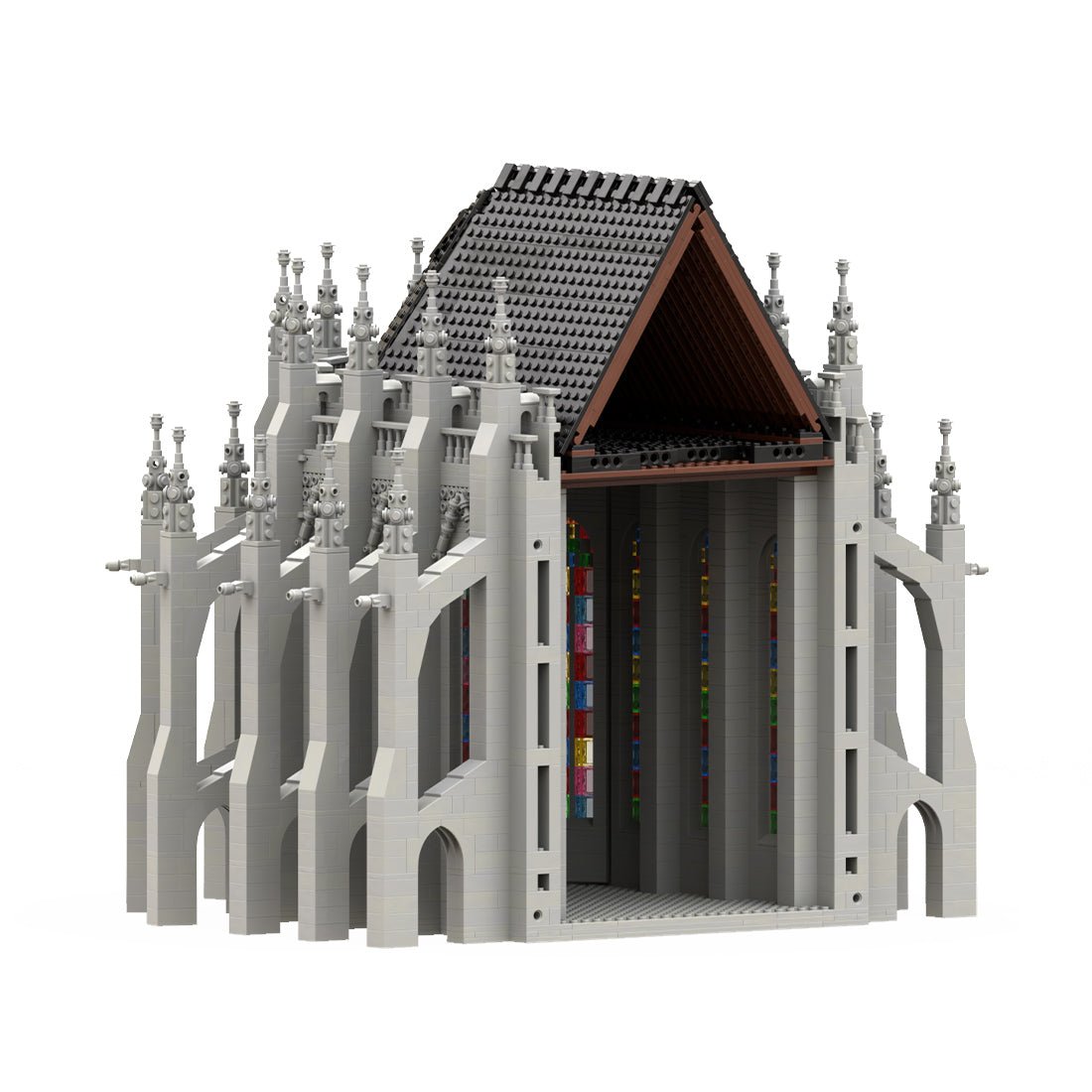 MOC - 165277 Gothic Cathedral Module 1 - Choir Klemmbausteine - LesDiy - Klemmbausteine