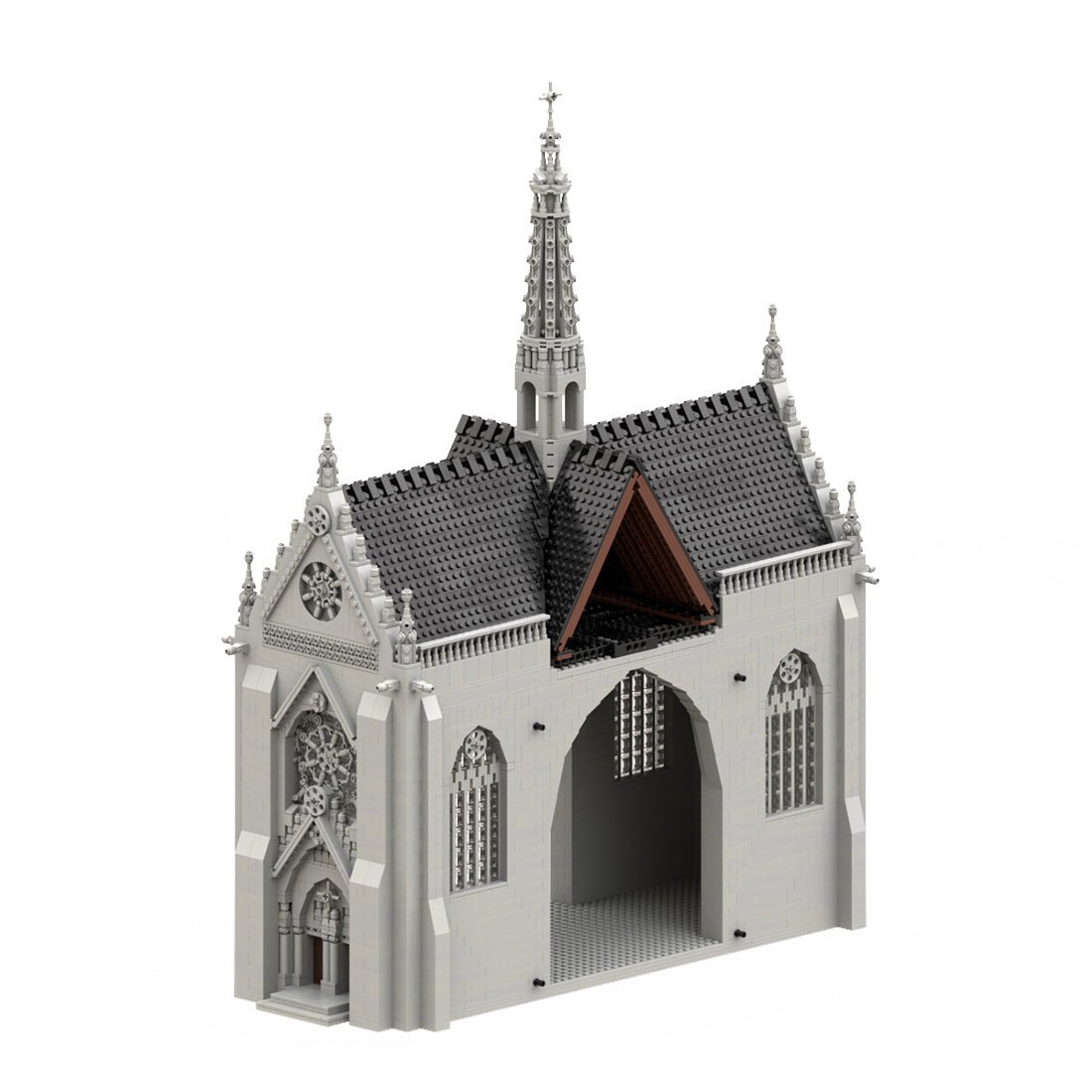 MOC - 165277 Gothic Cathedral Module 2 - Cross Klemmbausteine - LesDiy - Klemmbausteine