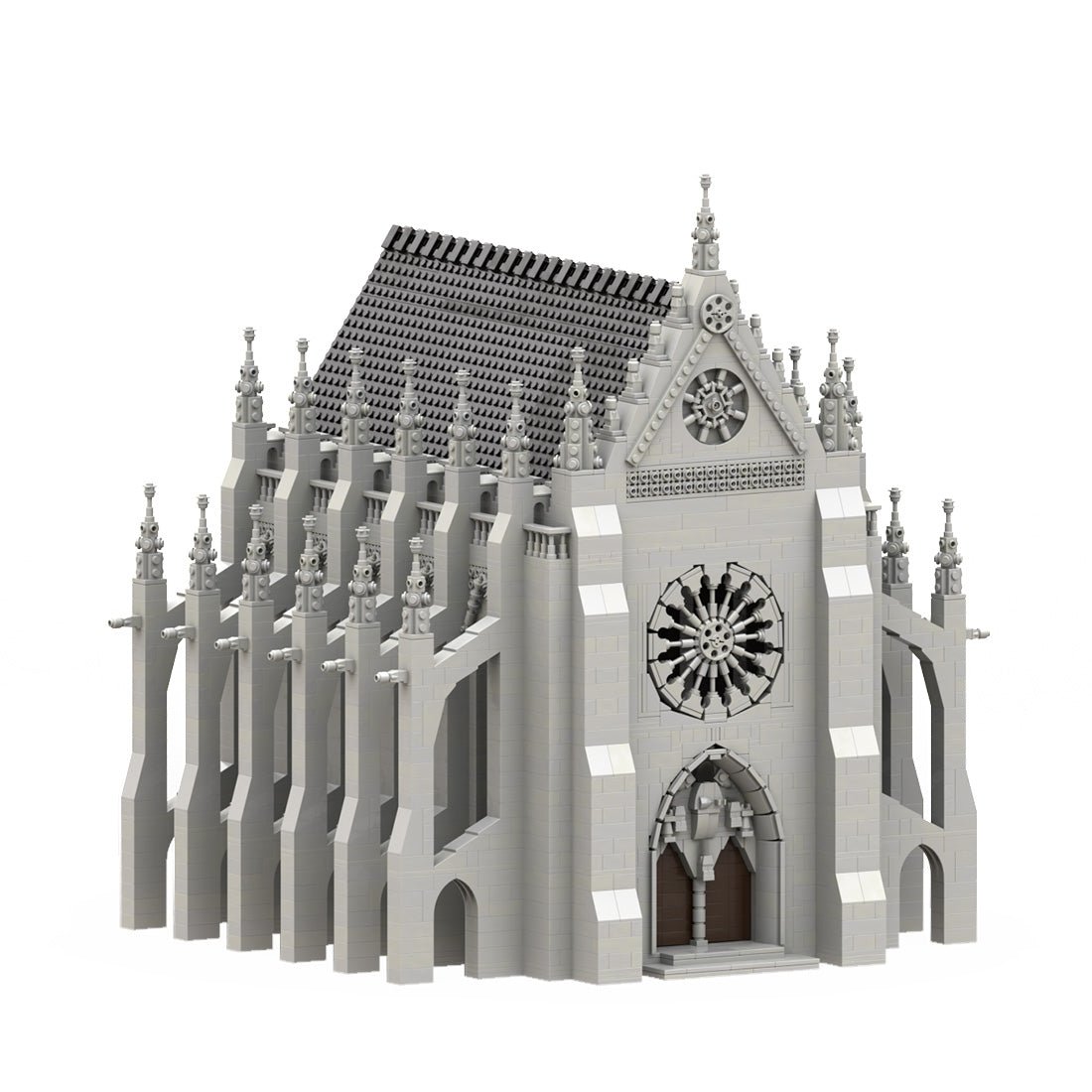 MOC - 165277 Gothic Cathedral Module 3 - Nef Klemmbausteine - LesDiy - Klemmbausteine
