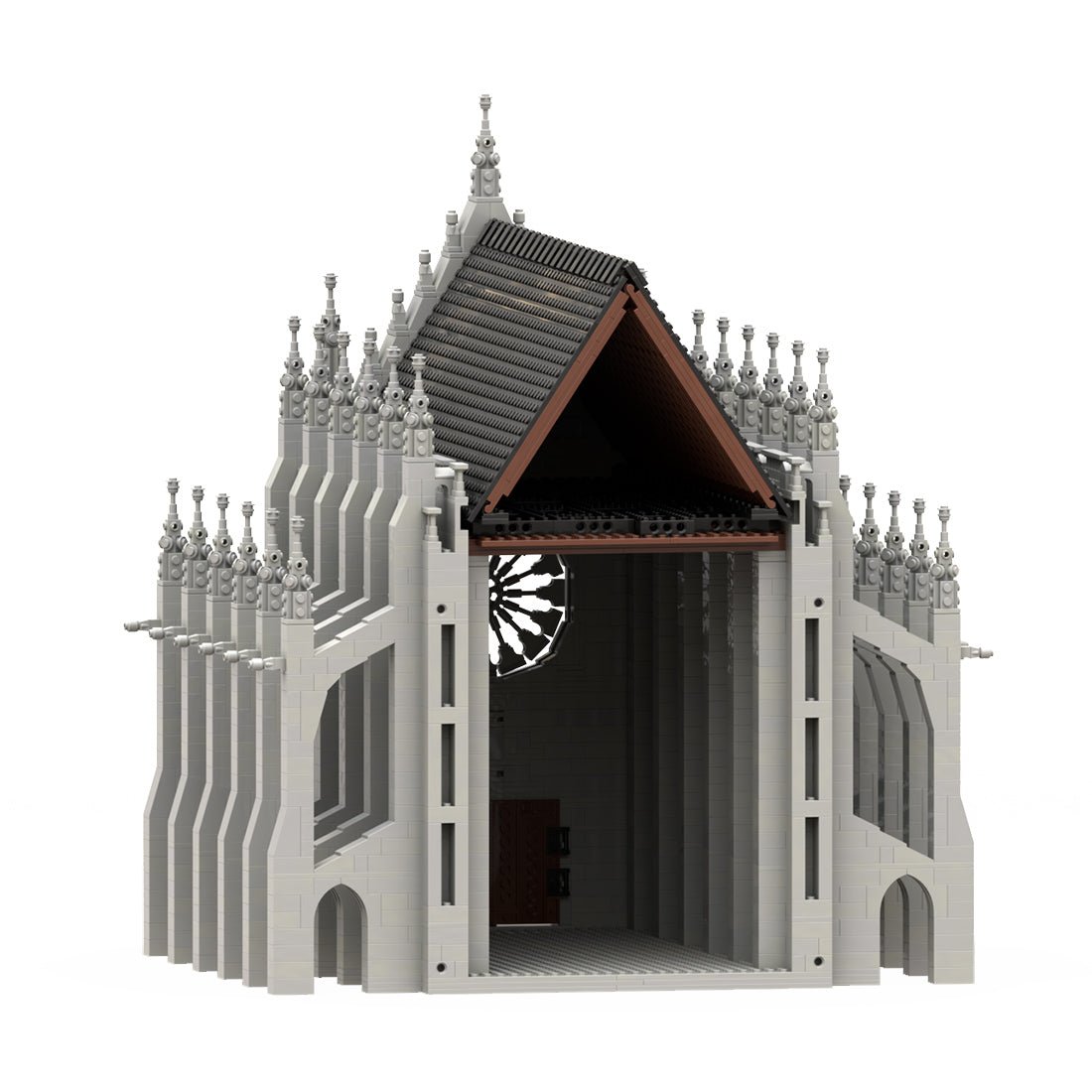 MOC - 165277 Gothic Cathedral Module 3 - Nef Klemmbausteine - LesDiy - Klemmbausteine