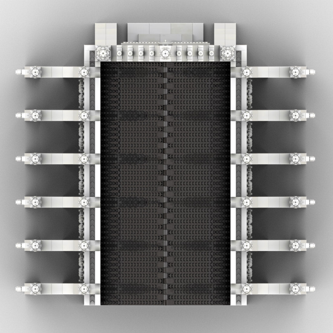 MOC - 165277 Gothic Cathedral Module 3 - Nef Klemmbausteine - LesDiy - Klemmbausteine