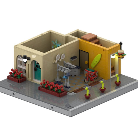 MOC - 165373 New Orleans Hamburger Joint Klemmbausteine - LesDiy - Klemmbausteine