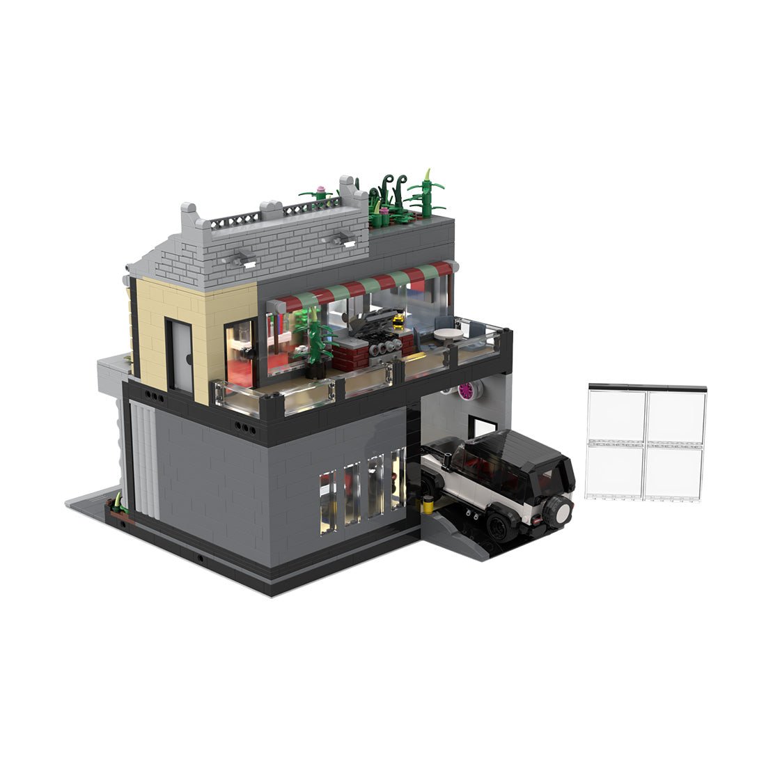 MOC - 166538 BRABUS Dealership - Executive Edition Kelmmbausteine - LesDiy - Klemmbausteine