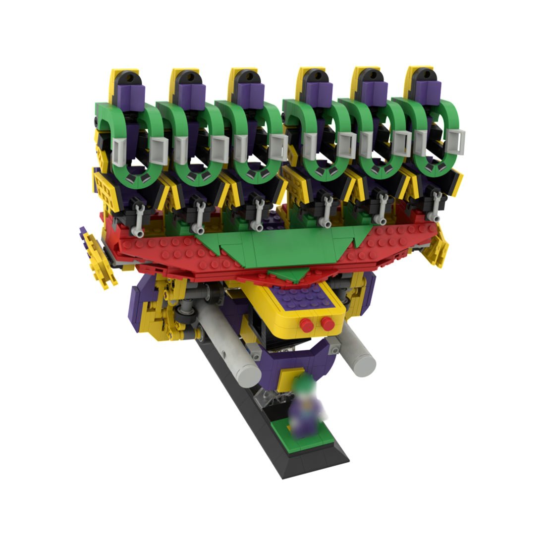 MOC - 166643 The JOKER CAR Klemmbausteine - LesDiy - Klemmbausteine