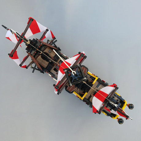 MOC - 166879 Medieval Barracuda - ship Klemmbausteine(ohne Segel) - LesDiy - Klemmbausteine