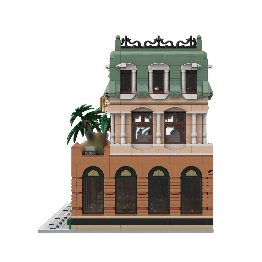 MOC - 167665 Grand Studgate Hotel Klemmbausteine - LesDiy - Klemmbausteine