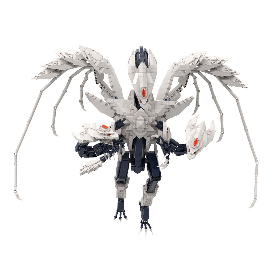 MOC - 168099 dragon of the Ice Barrier Klemmbausteine - LesDiy - Klemmbausteine