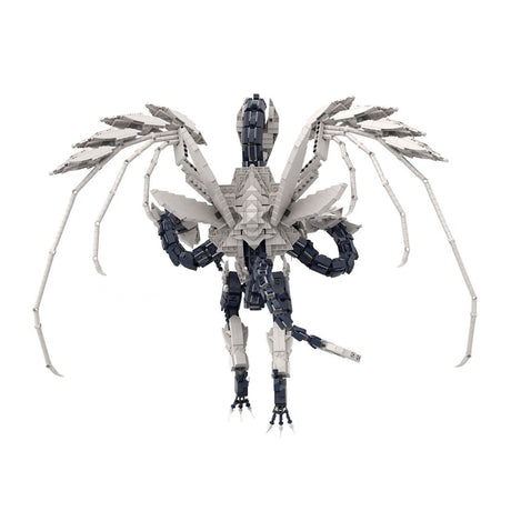 MOC - 168099 dragon of the Ice Barrier Klemmbausteine - LesDiy - Klemmbausteine