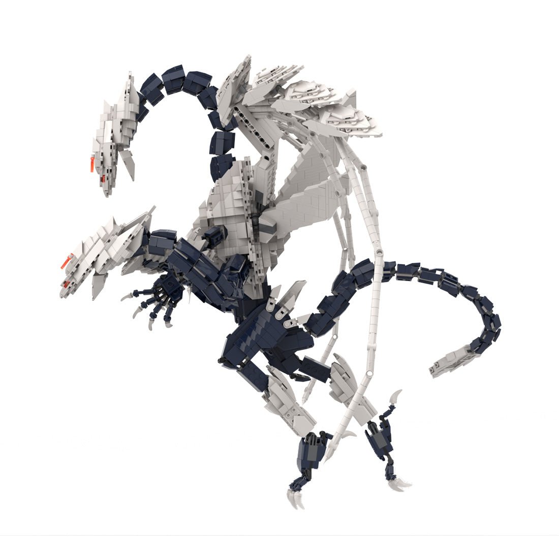 MOC - 168099 dragon of the Ice Barrier Klemmbausteine - LesDiy - Klemmbausteine