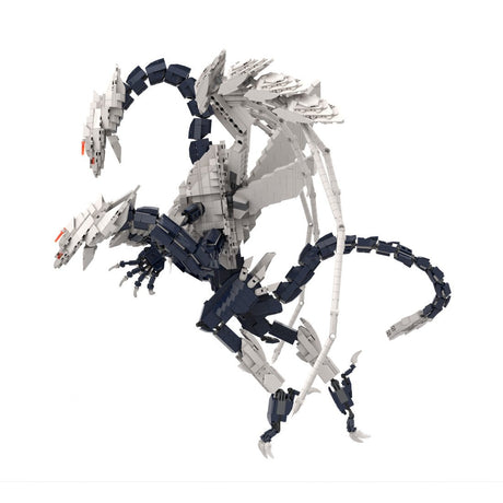 MOC - 168099 dragon of the Ice Barrier Klemmbausteine - LesDiy - Klemmbausteine