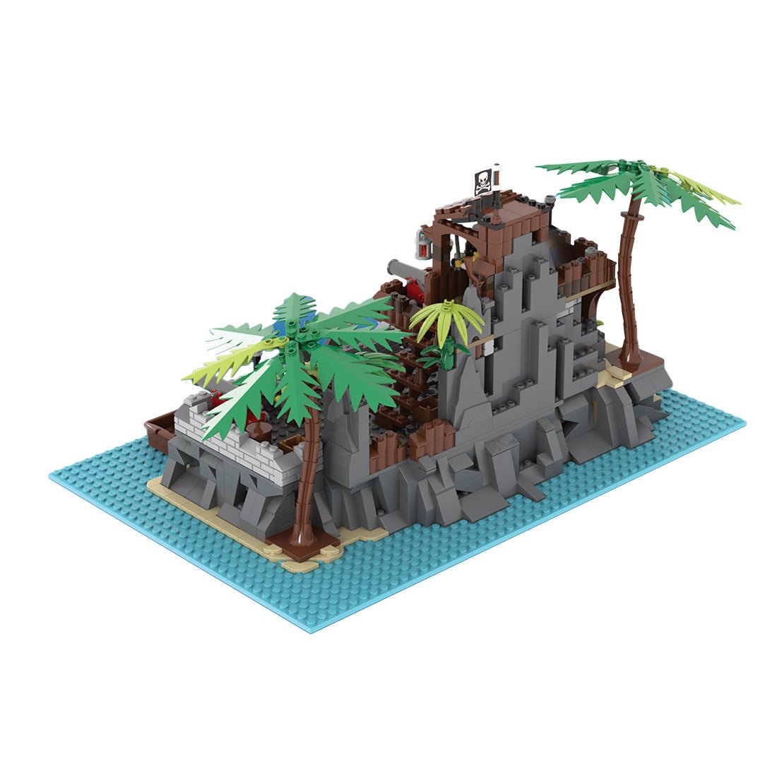 MOC - 168202 Caribbean Outpost Klemmbausteine - LesDiy - Klemmbausteine