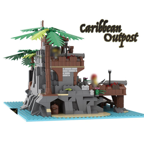MOC - 168202 Caribbean Outpost Klemmbausteine - LesDiy - Klemmbausteine