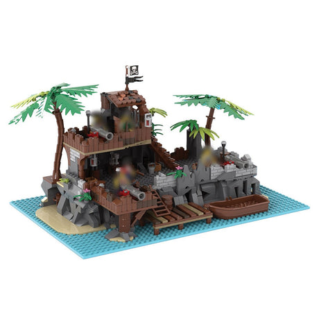 MOC - 168202 Caribbean Outpost Klemmbausteine - LesDiy - Klemmbausteine