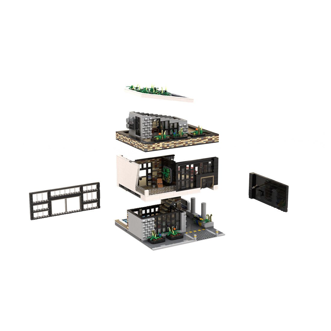 MOC - 168504 Sesto Elemente | Modular Building Klemmbausteine - LesDiy - Klemmbausteine