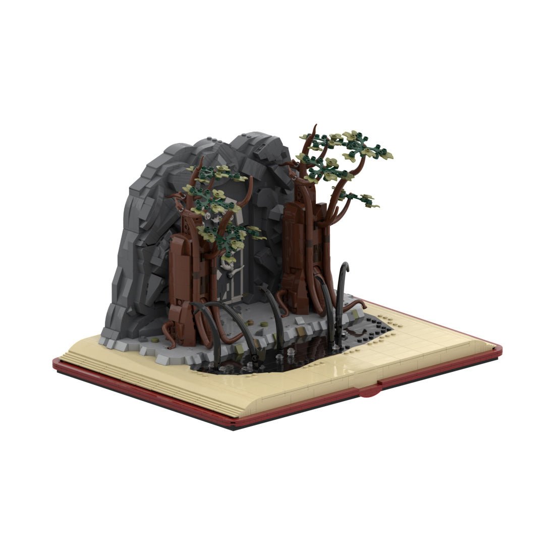 MOC - 169428 The Fellowship of the Ring - Display Stand (Doors of Durin / Moria) Klemmbausteine - LesDiy - Klemmbausteine