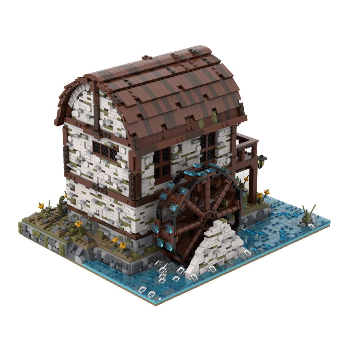 MOC - 169846 Medieval watermill Klemmbausteine - LesDiy - Klemmbausteine