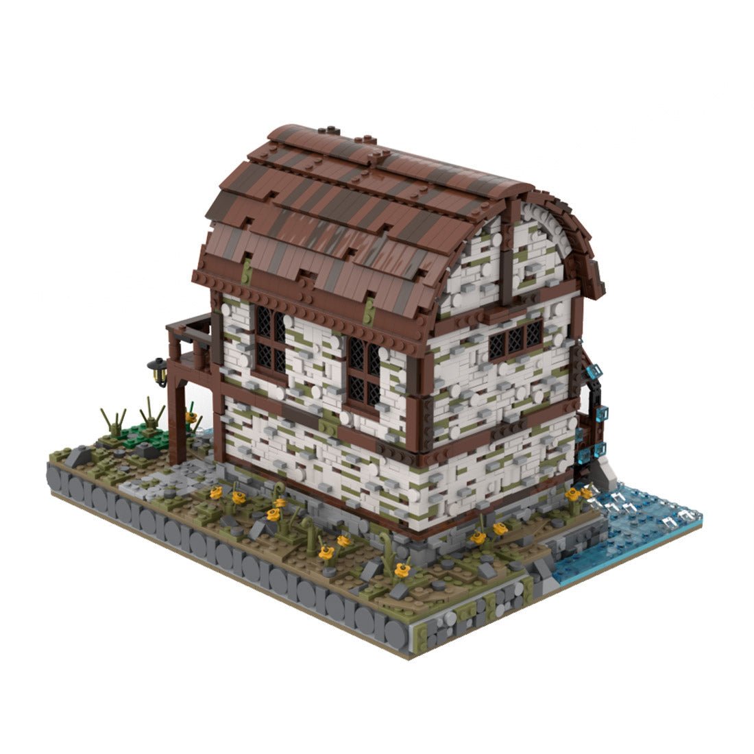 MOC - 169846 Medieval watermill Klemmbausteine - LesDiy - Klemmbausteine