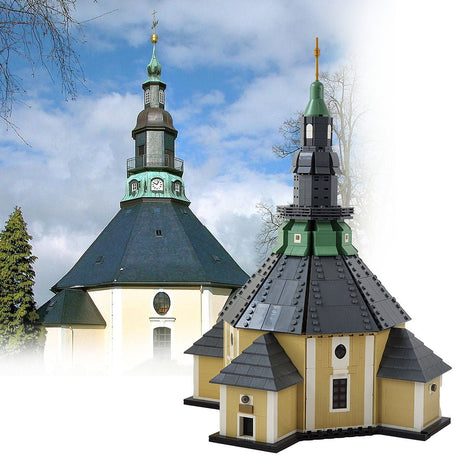 MOC - 169901 Mountain Church Seiffen Klemmbausteine - LesDiy - Klemmbausteine