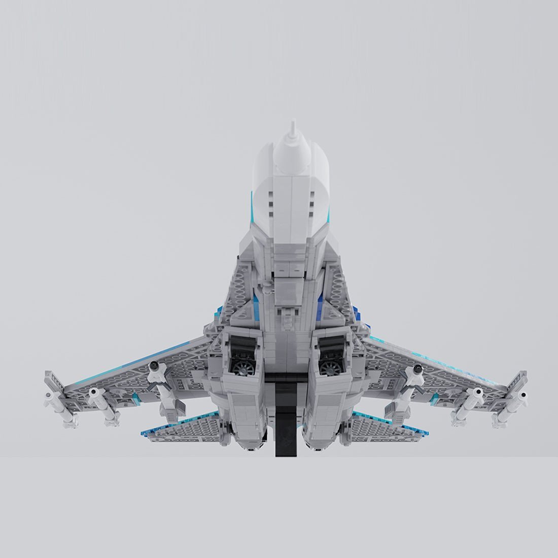 MOC - 170244 Sukhoi Su - 27 Klemmbausteine - LesDiy - Klemmbausteine