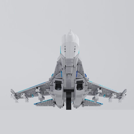 MOC - 170244 Sukhoi Su - 27 Klemmbausteine - LesDiy - Klemmbausteine