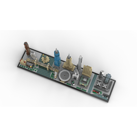 MOC - 171090 1/2000 ScaleNew York City Skyline Klemmbausteine - LesDiy - Klemmbausteine