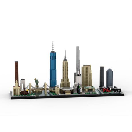 MOC - 171090 1/2000 ScaleNew York City Skyline Klemmbausteine - LesDiy - Klemmbausteine