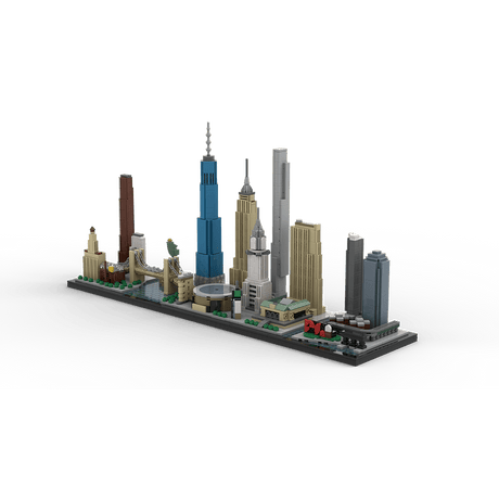MOC - 171090 1/2000 ScaleNew York City Skyline Klemmbausteine - LesDiy - Klemmbausteine
