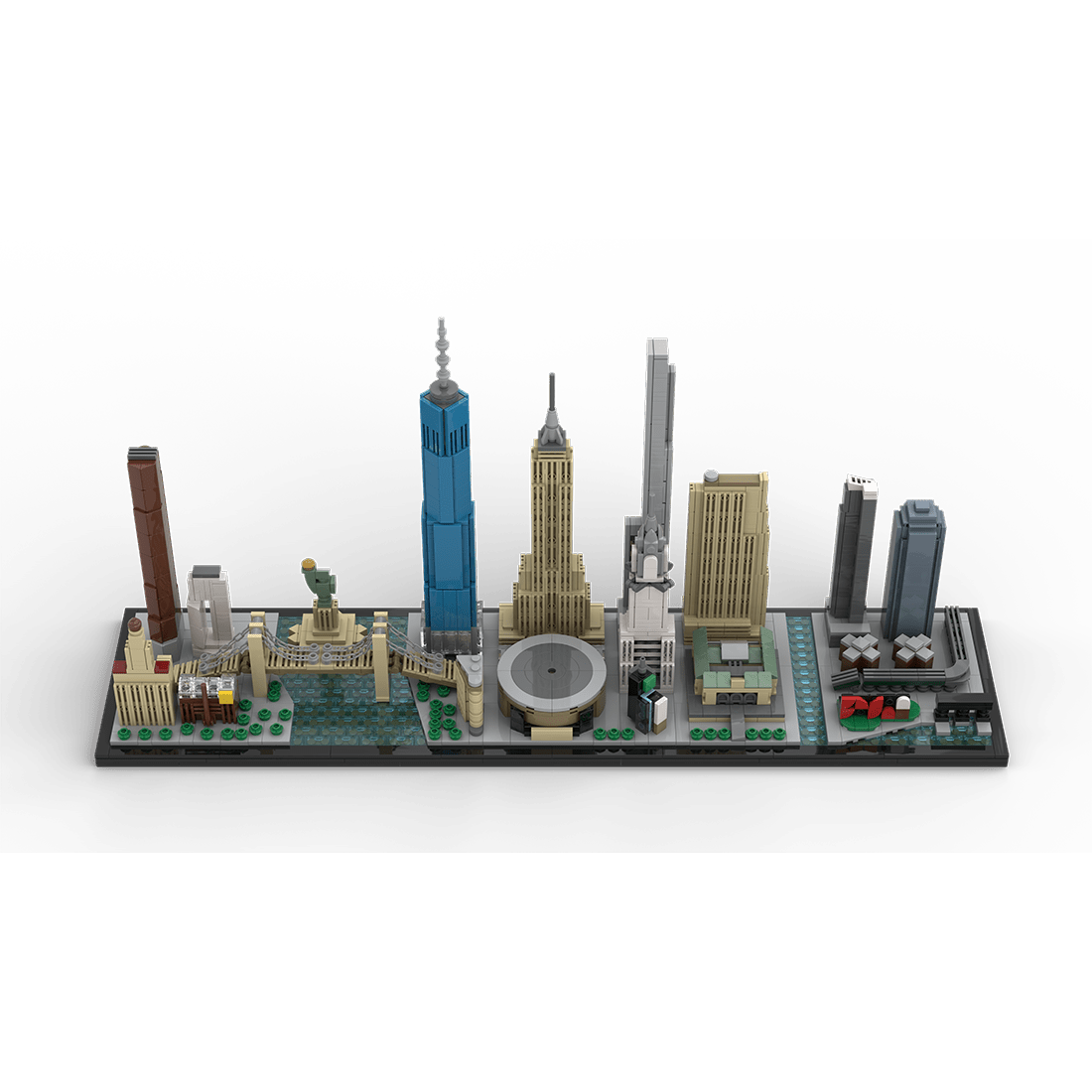 MOC - 171090 1/2000 ScaleNew York City Skyline Klemmbausteine - LesDiy - Klemmbausteine