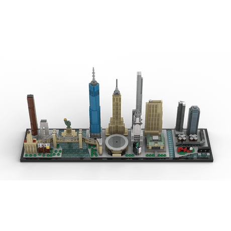 MOC - 171090 1/2000 ScaleNew York City Skyline Klemmbausteine - LesDiy - Klemmbausteine