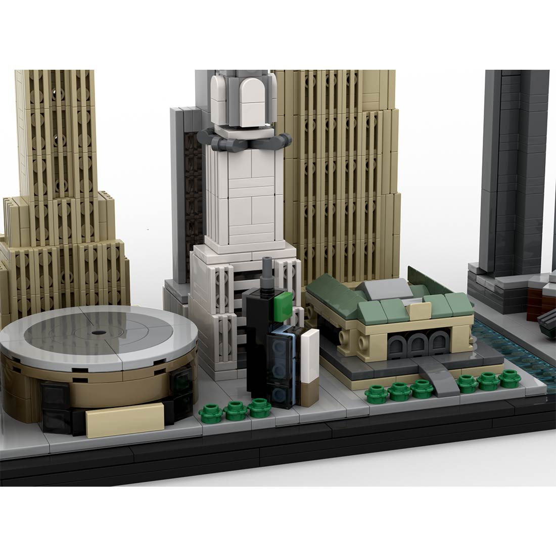 MOC - 171090 1/2000 ScaleNew York City Skyline Klemmbausteine - LesDiy - Klemmbausteine