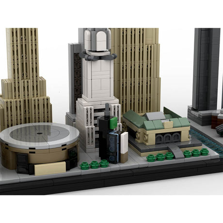 MOC - 171090 1/2000 ScaleNew York City Skyline Klemmbausteine - LesDiy - Klemmbausteine