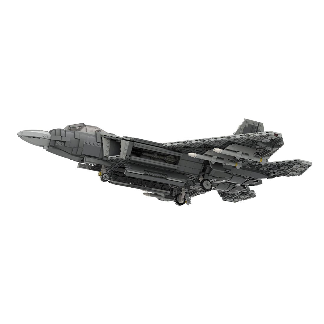 MOC - 172484 F - 22 RAPTOR - 1:35 Scale (v3) Klemmbausteine - LesDiy - Klemmbausteine