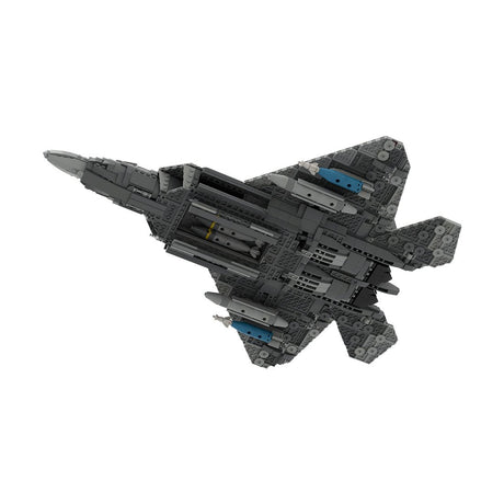 MOC - 172484 F - 22 RAPTOR - 1:35 Scale (v3) Klemmbausteine - LesDiy - Klemmbausteine