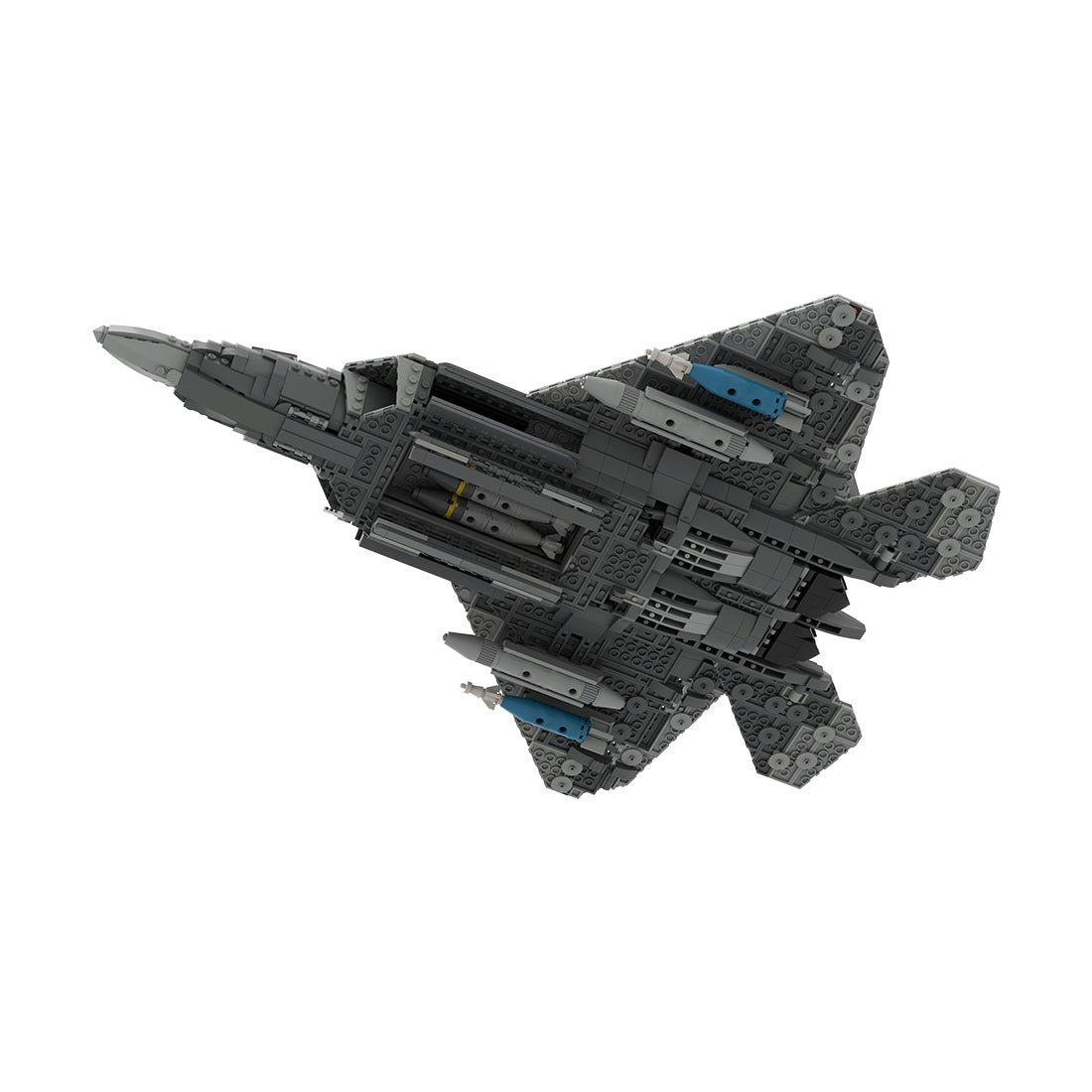 MOC - 172484 F - 22 RAPTOR - 1:35 Scale (v3) Klemmbausteine - LesDiy - Klemmbausteine